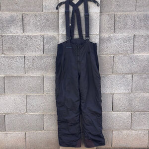 Men's Columbia Ski & Snowboard Bibs M Black Brown